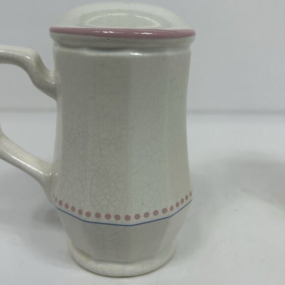 Sarma Studios Victorian Flowers 4.5" Oversized Salt & Pepper Shaker Set Handle - Picture 4 of 16